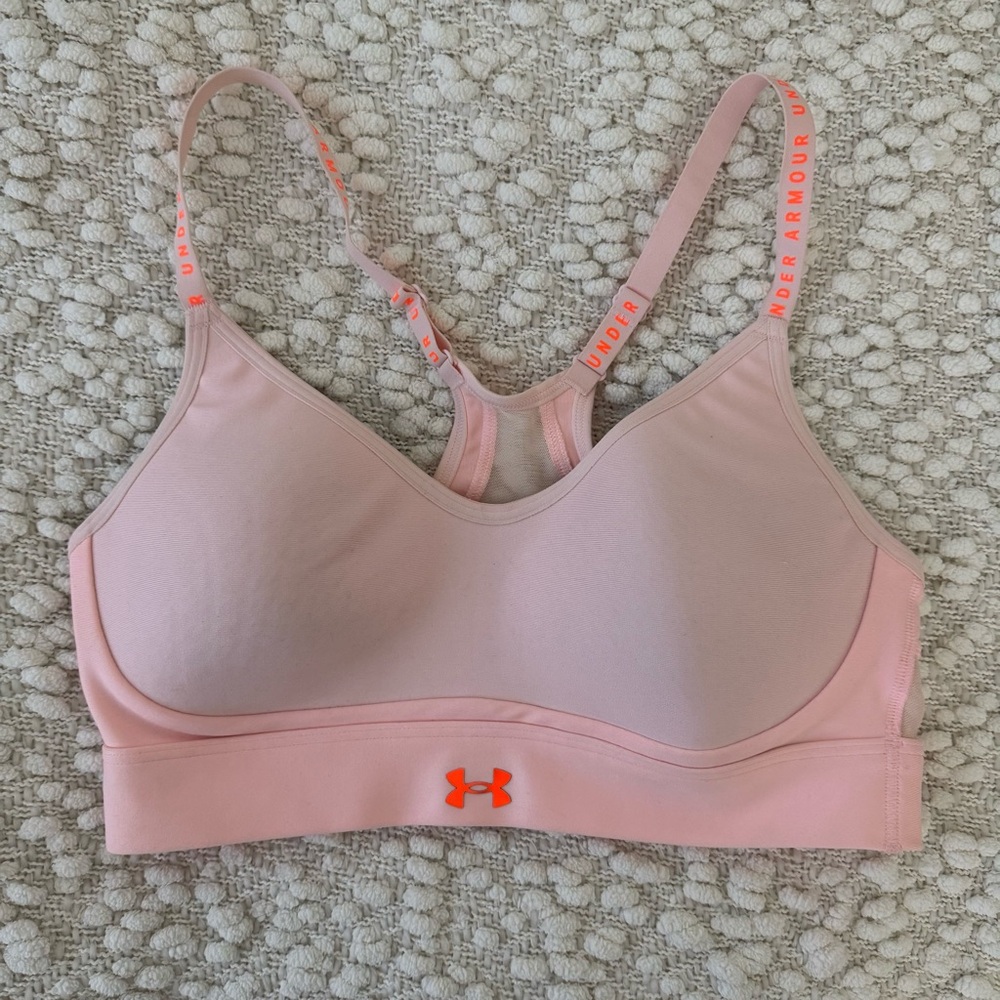 Under Armour pink sports bra